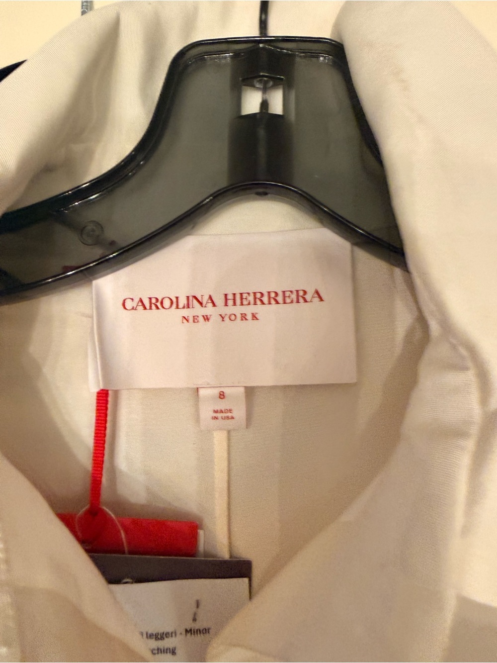 Carolina Herrera Blue Maxi Skirt with Coral Sash- New - Picture 4 of 4